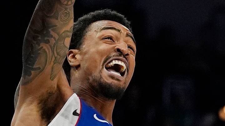 Oct 14, 2026; Minneapolis, Minnesota, USA; Detroit Pistons forward John Collins (20) dunks against the Minnesota Timberwolves in the first quarter at Target Center. Mandatory Credit: Bruce Kluckhohn-Imagn Images Oct 14, 2026; Minneapolis, Minnesota, USA; Detroit Pistons forward John Collins (20) dunks against the Minnesota Timberwolves in the first quarter at Target Center. Mandatory Credit: Bruce Kluckhohn-Imagn Images