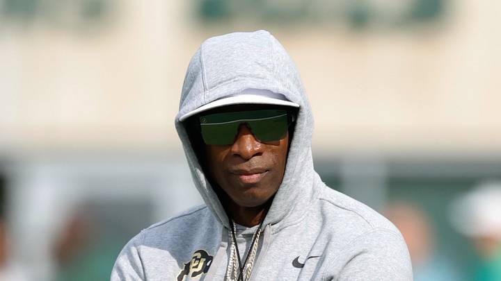 Sep 26, 2026; Waco, Texas, USA; Colorado Buffaloes head coach Deion Sanders watches warmups before the game against the Baylor Bears at McLane Stadium. Mandatory Credit: Chris Jones-Imagn Images Sep 26, 2026; Waco, Texas, USA; Colorado Buffaloes head coach Deion Sanders watches warmups before the game against the Baylor Bears at McLane Stadium. Mandatory Credit: Chris Jones-Imagn Images