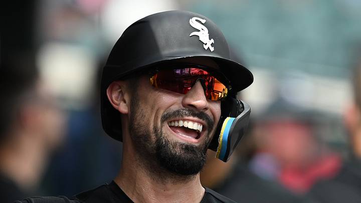 Aug 16, 2026; Detroit, Michigan, USA; Chicago White Sox designated hitter Randal Grichuk (34) celebrates in the dugout after scoring a run against the Detroit Tigers in the seventh inning at Comerica Park. Horwedel-Imagn Images Aug 16, 2026; Detroit, Michigan, USA; Chicago White Sox designated hitter Randal Grichuk (34) celebrates in the dugout after scoring a run against the Detroit Tigers in the seventh inning at Comerica Park. Horwedel-Imagn Images