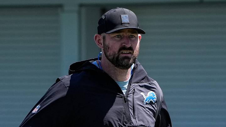 Detroit Lions offensive assistant Dan Skipper during OTAs at Meijer Performance Center in Allen Park on Friday, May 29, 2026.