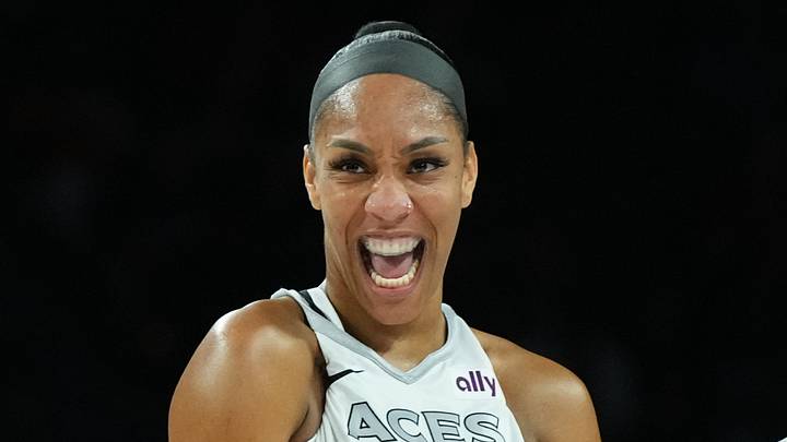 Las Vegas Aces center A'ja Wilson