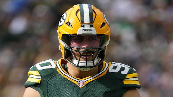 Green Bay Packers defensive lineman Lukas Van Ness