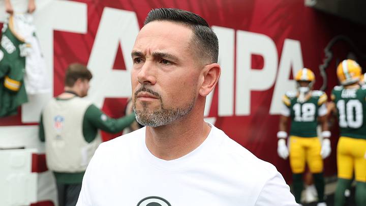 Green Bay Packers head coach Matt LaFleur Green Bay Packers head coach Matt LaFleur