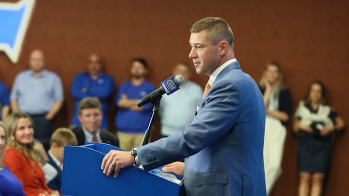 New UF head football coach Jon Sumrall is expected to make one more coaching hire.