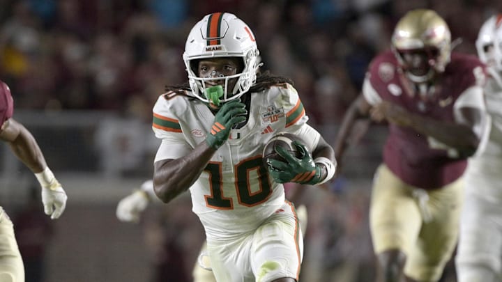 Miami Hurricanes wide receiver Malachi Toney