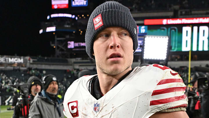 San Francisco 49ers running back Christian McCaffrey (23)