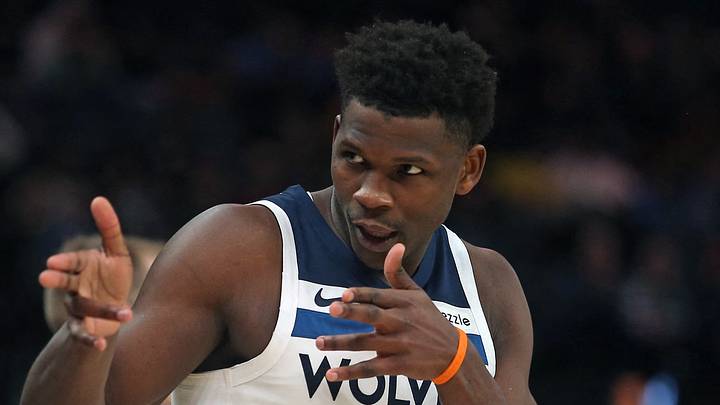 Jan 31, 2026; Memphis, Tennessee, USA; Minnesota Timberwolves guard Anthony Edwards (5) reacts during the fourth quarter against the Memphis Grizzlies at FedExForum. Mandatory Credit: Petre Thomas-Imagn Images Jan 31, 2026; Memphis, Tennessee, USA; Minnesota Timberwolves guard Anthony Edwards (5) reacts during the fourth quarter against the Memphis Grizzlies at FedExForum. Mandatory Credit: Petre Thomas-Imagn Images