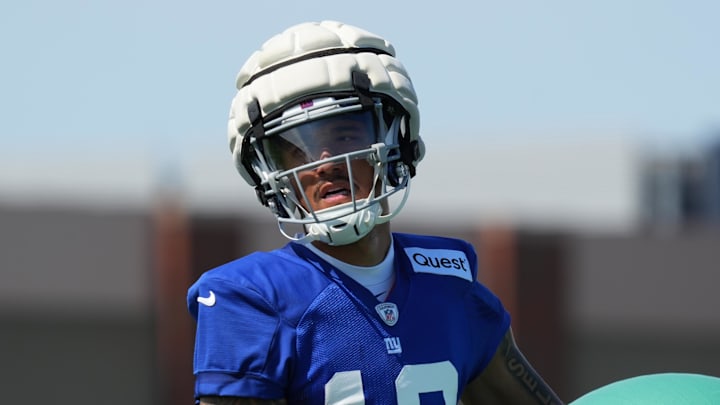 New York Giants wide receiver Isaiah Hodgins  