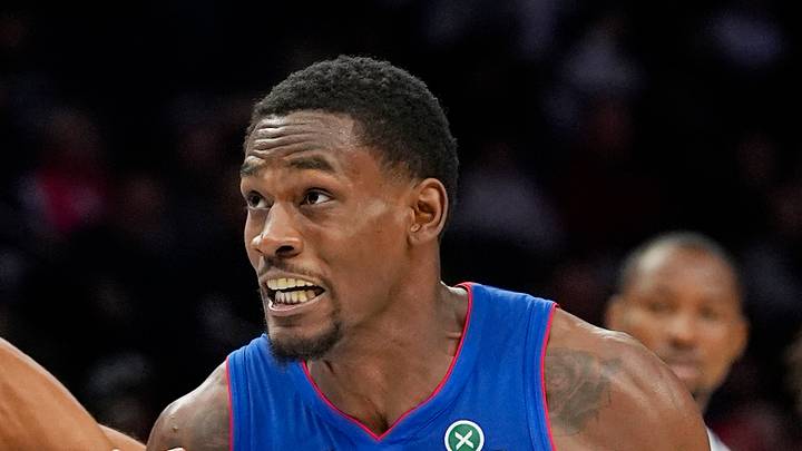 Oct 14, 2026; Minneapolis, Minnesota, USA;  Detroit Pistons center Jalen Duren (0) goes to the basket against Minnesota Timberwolves center Rudy Gobert (27) in the first quarter at Target Center.  Mandatory Credit: Bruce Kluckhohn-Imagn Images