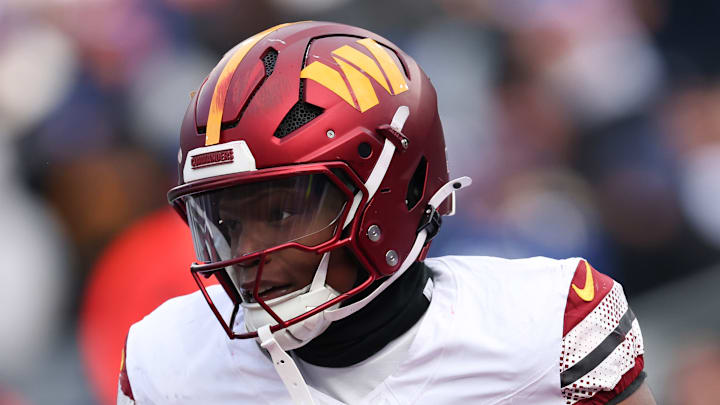 Washington Commanders running back Jacory Croskey-Merritt