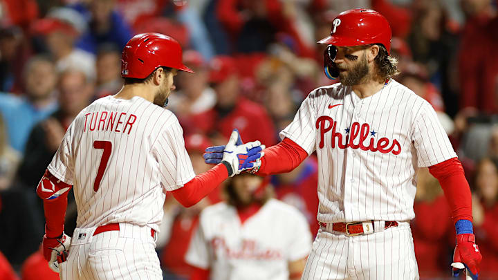 Trea Turner and Bryce Harper, part of the Philadelphia Phillies Big 3