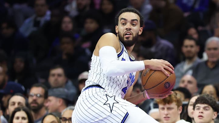 Orlando Magic guard Tyus Jones is likely in for more minutes as his team begins a Western swing in Denver without key playmakers Jalen Suggs and Franz Wagner. Orlando Magic guard Tyus Jones is likely in for more minutes as his team begins a Western swing in Denver without key playmakers Jalen Suggs and Franz Wagner.