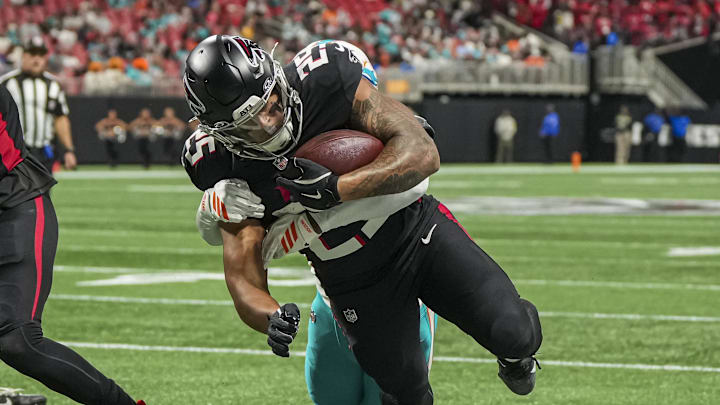 The Falcons have shown they can have big days with the run, but they've struggled to repeat it The Falcons have shown they can have big days with the run, but they've struggled to repeat it