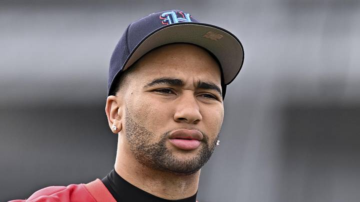 Houston Texans quarterback C.J. Stroud arrives for the team’s minicamp.