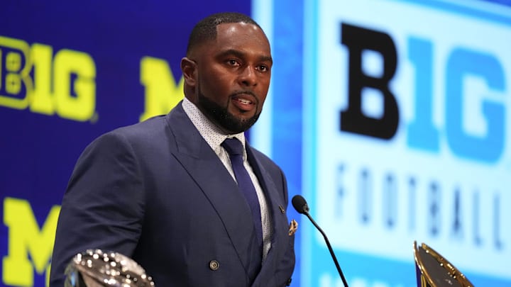 Michigan coach Sherrone Moore has the nation's No. 1 recruit in quarterback Bryce Underwood, who could start against Nebraska. Michigan coach Sherrone Moore has the nation's No. 1 recruit in quarterback Bryce Underwood, who could start against Nebraska.