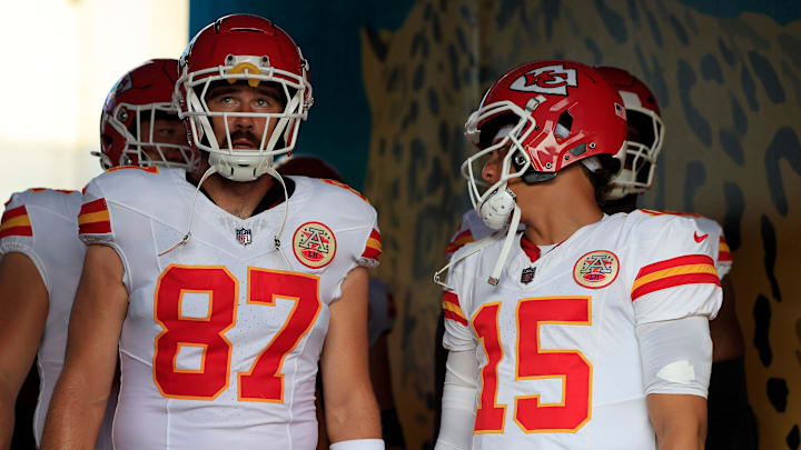 Both Kelce and Mahomes' homes were broken into last year.