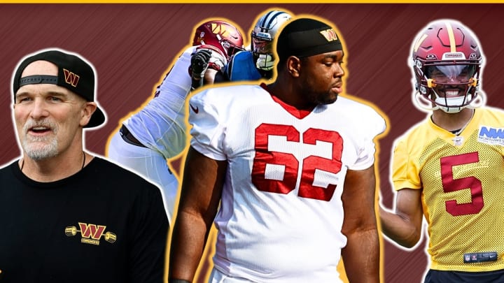 Washington Commanders tackle Alex Akingbulu says, "it is refreshing," with all the changes around the team including head coach Dan Quinn and quarterback Jayden Daniels.