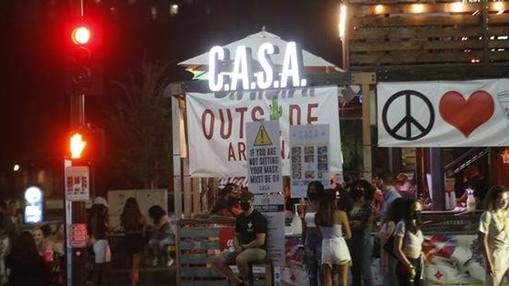 C.A.S.A. on Mill Avenue in Tempe, the bar where the Bonner incident took place outside of.
