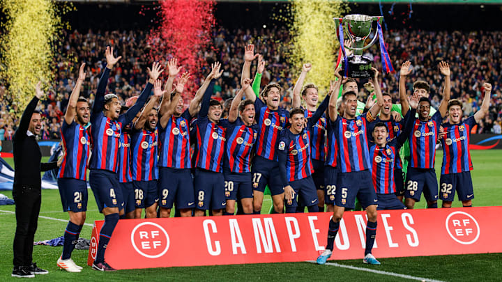 Barcelona's most recent La Liga title came two seasons ago in 2022–23.