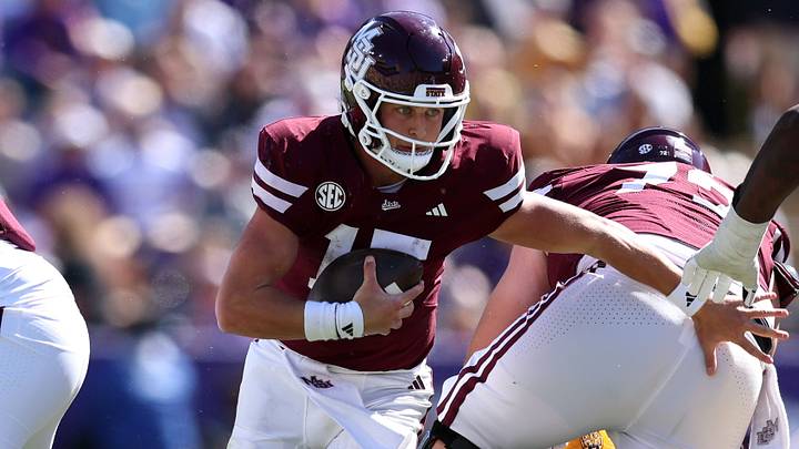 Oct 17, 2026; Baton Rouge, Louisiana, USA; Mississippi State Bulldogs quarterback Parker Puckett (15) runs with the ball during the second half against the Louisiana State Tigers at Tiger Stadium. Mandatory Credit: Stephen Lew-Imagn Images Oct 17, 2026; Baton Rouge, Louisiana, USA; Mississippi State Bulldogs quarterback Parker Puckett (15) runs with the ball during the second half against the Louisiana State Tigers at Tiger Stadium. Mandatory Credit: Stephen Lew-Imagn Images