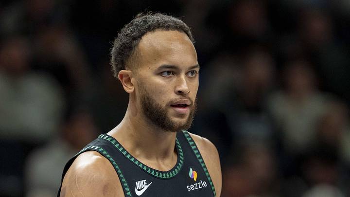 Mar 3, 2026; Minneapolis, Minnesota, USA; Minnesota Timberwolves forward Kyle Anderson (12) in the first half against the Memphis Grizzlies at Target Center. Mandatory Credit: Jesse Johnson-Imagn Images