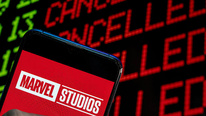 In this photo illustration the American film production...