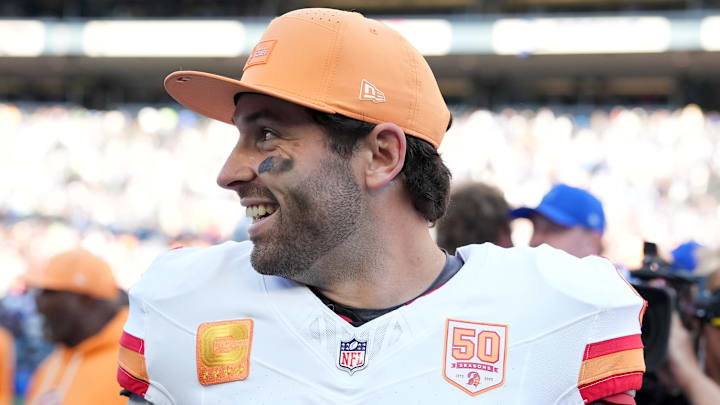 Tampa Bay Buccaneers QB Baker Mayfield joked about an infamous video from his college days at Oklahoma while making an appearance on the ManningCast.