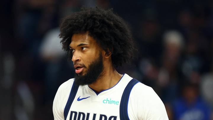 Apr 8, 2026; Phoenix, Arizona, USA; Dallas Mavericks forward Marvin Bagley III (35) against the Phoenix Suns at Mortgage Matchup Center. Mandatory Credit: Mark J. Rebilas-Imagn Images