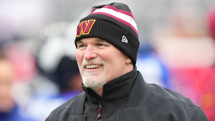 Washington Commanders head coach Dan Quinn