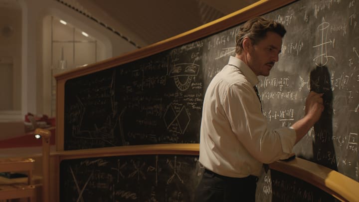 Pedro Pascal as Reed Richards/Mister Fantastic in 20th Century Studios/Marvel Studios' FANTASTIC FOUR: FIRST STEPS. Photo courtesy of 20th Century Studios/Marvel Studios. © 2025 20th Century Studios / © and ™ 2025 MARVEL.