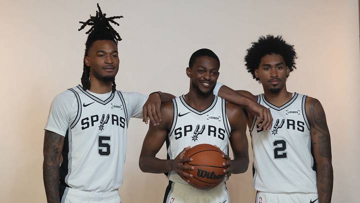 Stephon Castle, De'Aaron Fox, and Dylan Harper