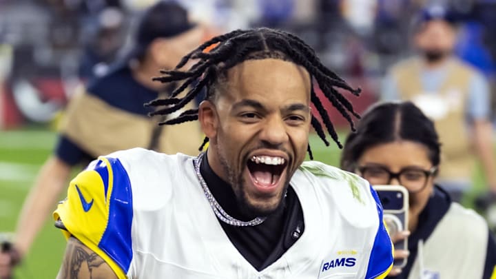 Los Angeles Rams cornerback Cobie Durant. Los Angeles Rams cornerback Cobie Durant.