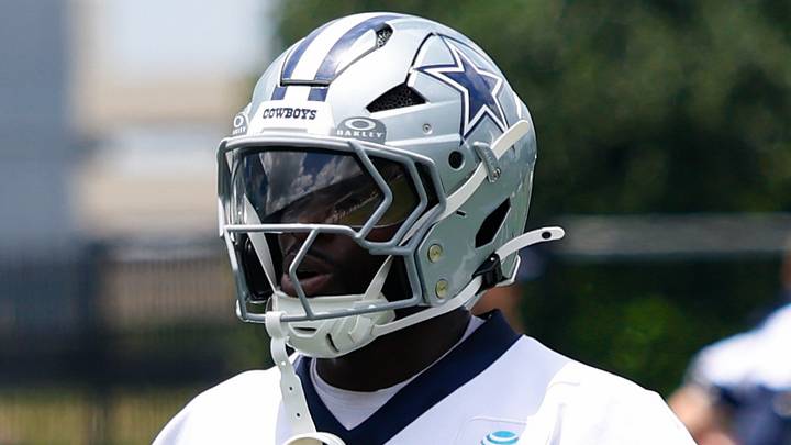 Dallas Cowboys running back Phil Mafah