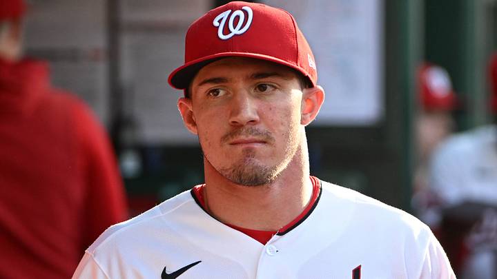 Washington Nationals center fielder Jacob Young