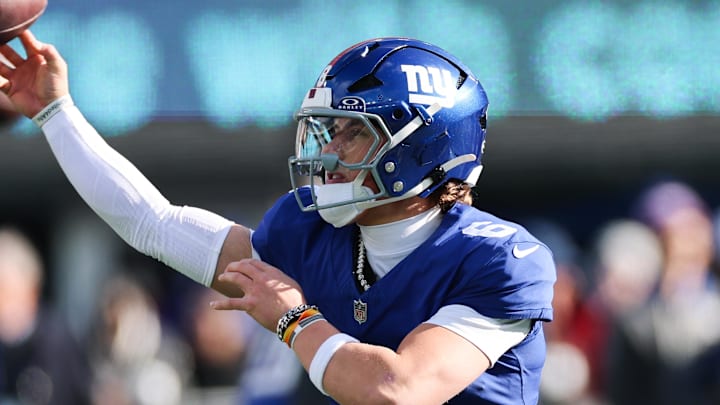 New York Giants quarterback Jaxson Dart