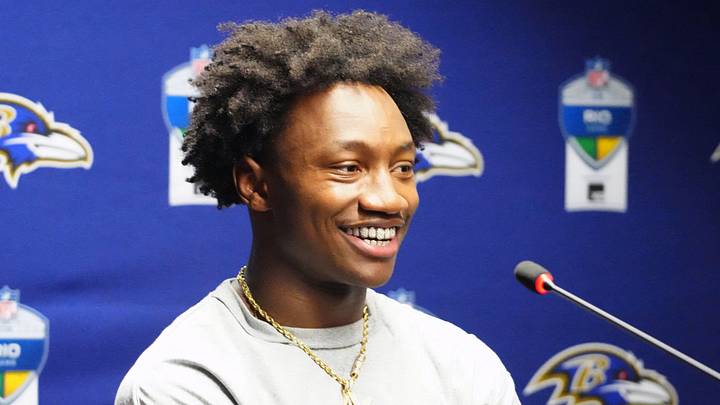 Baltimore Ravens wide receiver Zay Flowers Baltimore Ravens wide receiver Zay Flowers