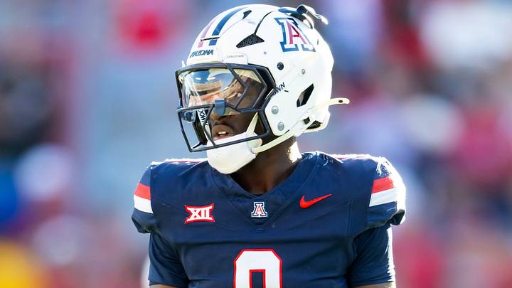 Arizona Wildcats defensive back Ayden Garnes (9) Mandatory Credit: Mark J. Rebilas-Imagn Images Arizona Wildcats defensive back Ayden Garnes (9) Mandatory Credit: Mark J. Rebilas-Imagn Images