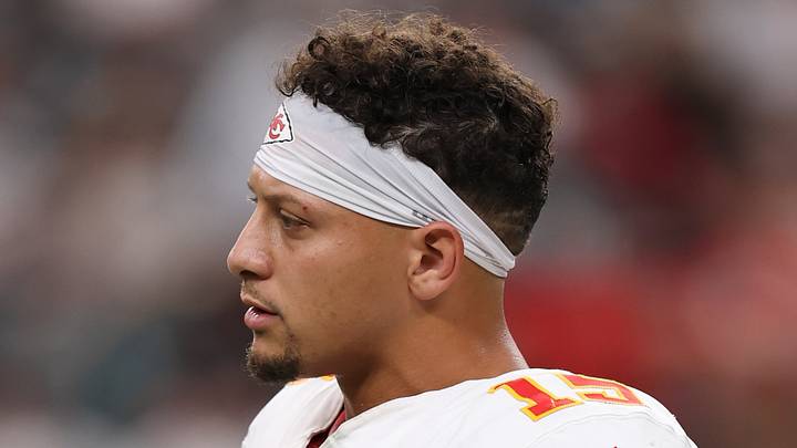 Oct 4, 2026; Paradise, Nevada, USA; Kansas City Chiefs quarterback Patrick Mahomes (15) walks on the field during a break in the game against the Las Vegas Raiders at Allegiant Stadium. Mandatory Credit: David Brytus-Imagn Images Oct 4, 2026; Paradise, Nevada, USA; Kansas City Chiefs quarterback Patrick Mahomes (15) walks on the field during a break in the game against the Las Vegas Raiders at Allegiant Stadium. Mandatory Credit: David Brytus-Imagn Images