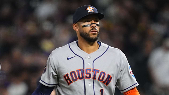 Houston Astros third baseman Carlos Correa Houston Astros third baseman Carlos Correa