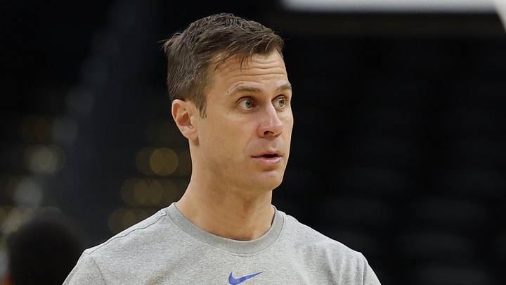 Mar 26, 2026; Washington, DC, USA; Duke Blue Devils head coach Jon Scheyer stands on the court during a practice session ahead of the east regional of the men's 2026 NCAA Tournament at Capital One Arena. Mandatory Credit: Geoff Burke-Imagn Images Mar 26, 2026; Washington, DC, USA; Duke Blue Devils head coach Jon Scheyer stands on the court during a practice session ahead of the east regional of the men's 2026 NCAA Tournament at Capital One Arena. Mandatory Credit: Geoff Burke-Imagn Images