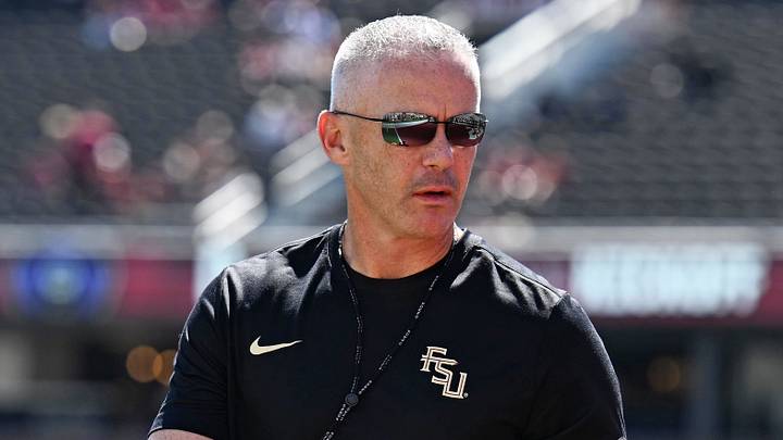 Sep 26, 2026; Tallahassee, Florida, USA; Florida State Seminoles head coach Mike Norvell before a game against the Central Arkansas Bears at Doak S. Campbell Stadium. Mandatory Credit: Melina Myers-Imagn Images Sep 26, 2026; Tallahassee, Florida, USA; Florida State Seminoles head coach Mike Norvell before a game against the Central Arkansas Bears at Doak S. Campbell Stadium. Mandatory Credit: Melina Myers-Imagn Images