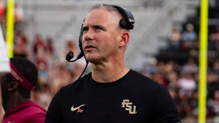 Florida State University football head coach Mike Norvell. Florida State University football head coach Mike Norvell.