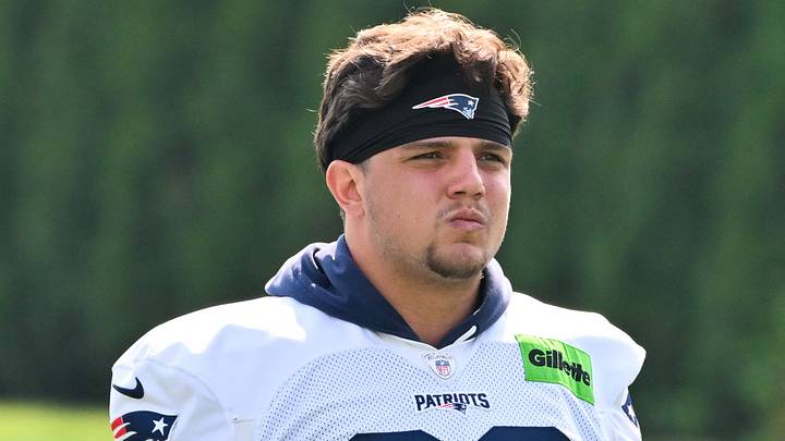 Jul 28, 2026; Foxborough, MA, USA; New England Patriots offensive tackle Will Campbell (66) walks to practice for training camp at Gillette Stadium. Mandatory Credit: Eric Canha-Imagn Images Jul 28, 2026; Foxborough, MA, USA; New England Patriots offensive tackle Will Campbell (66) walks to practice for training camp at Gillette Stadium. Mandatory Credit: Eric Canha-Imagn Images