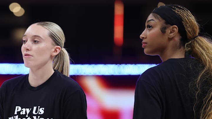 Jul 19, 2025; Indianapolis, IN, USA; Team Collier guard Paige Bueckers (5) looks on before the 2025 WNBA All Star Game at Gainbridge Fieldhouse. Mandatory Credit: Trevor Ruszkowski-Imagn Images Jul 19, 2025; Indianapolis, IN, USA; Team Collier guard Paige Bueckers (5) looks on before the 2025 WNBA All Star Game at Gainbridge Fieldhouse. Mandatory Credit: Trevor Ruszkowski-Imagn Images