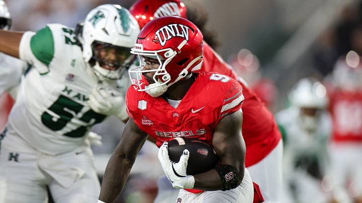 UNLV all-conference running back Jai'Den Thomas UNLV all-conference running back Jai'Den Thomas