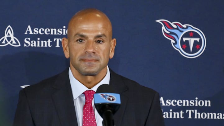 Tennessee Titans head coach Robert Saleh