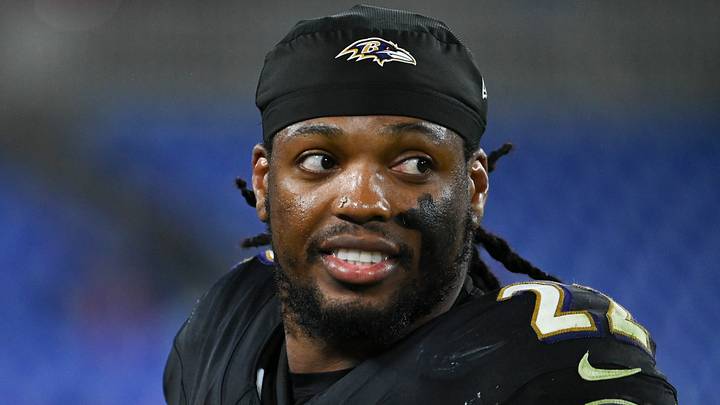 Baltimore Ravens running back Derrick Henry