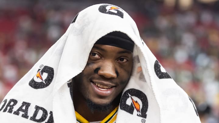 Green Bay Packers linebacker Quay Walker Green Bay Packers linebacker Quay Walker