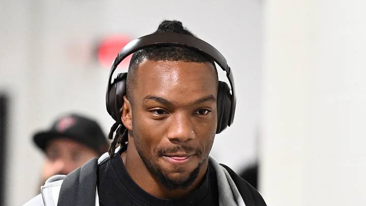 Sep 13, 2026; Pittsburgh, Pennsylvania, USA;  Atlanta Falcons running back Bijan Robinson arrives to play the Pittsburgh Steelers at Acrisure Stadium.  Mandatory Credit: Barry Reeger-Imagn Images