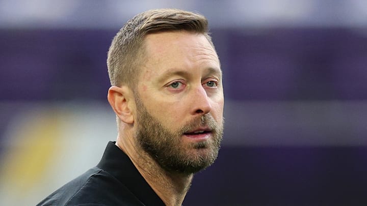 Washington Commanders offensive cooordinator Kliff Kingsbury